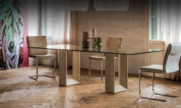 CATTELAN ITALIA Tisch Diapason Travertine