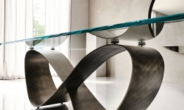 CATTELAN ITALIA Dining Table Butterfly Glass